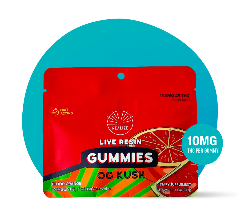 Wholesale - Realize Live Resin Gummies, Blood Orange - OG Kush