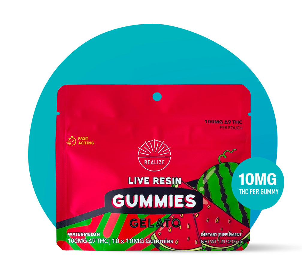 Realize Live Resin Gummies, Watermelon - Gelato