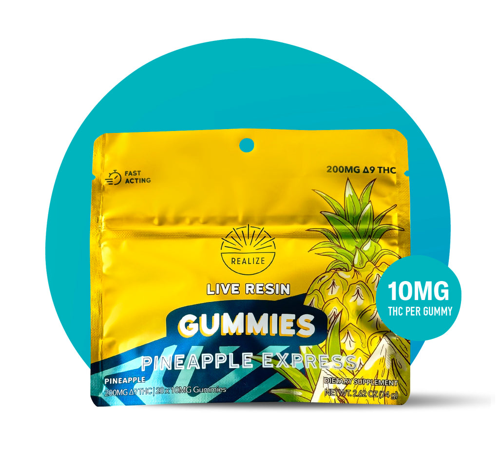 Realize Live Resin Gummies, Pineapple - Pineapple Express